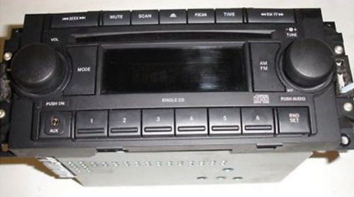 Dodge ram truck jeep durango am-fm cd player radio 300c charger magnum caliber