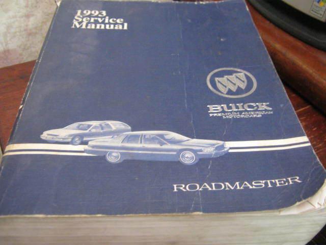 1993 buick roadmaster shop manual / original shop book!