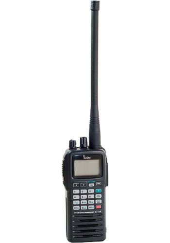 Icom ic-a6 30 com transceiver with 110 volt charger