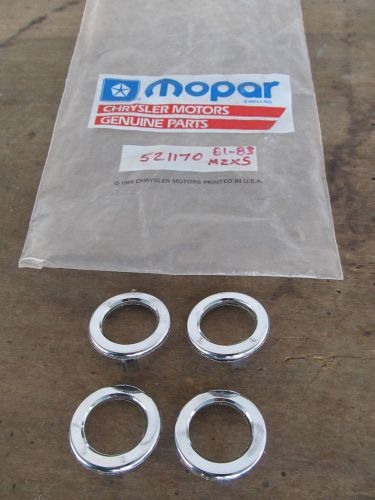 Nos 1981 1982 1983 dodge mirada chrysler cordoba chrome antenna adapter 5211170