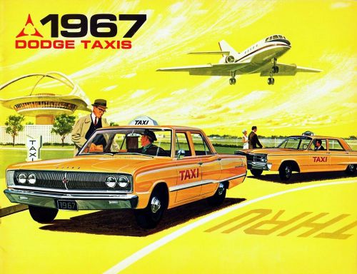 Dodge taxi cab aspen custom t tee shirt  vintage designs from  ads and brochures