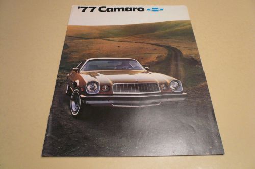 1977 camaro sport coupe type lt sales brochures - vintage 2 for 1