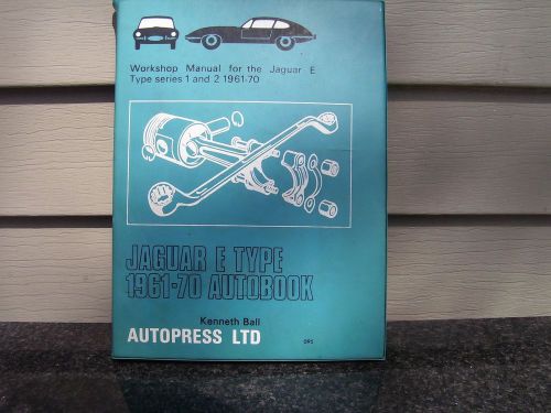 Jaguar xke type manual 1961-1970 workshop