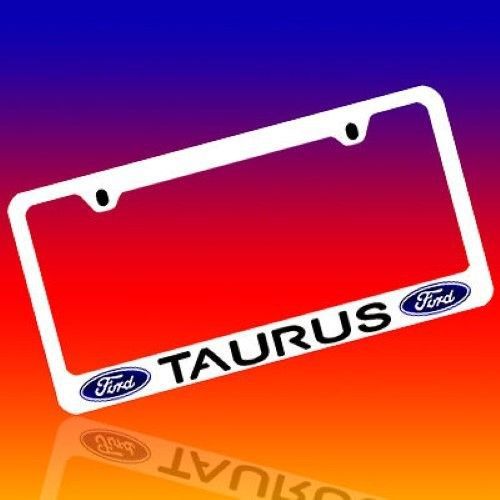 Ford *taurus* genuine engraved chrome license plate frame tag holder