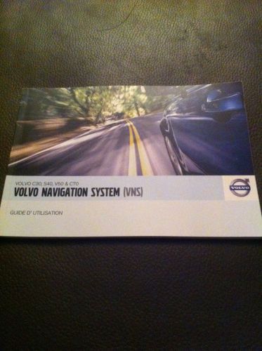 Volvo navigation system manual s40 c30 v50 c70 in french