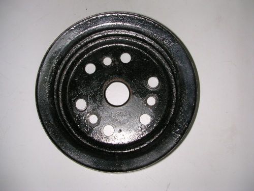 1962-1973 corvette hi/per 2 groove crankshaft pulley - 3858533