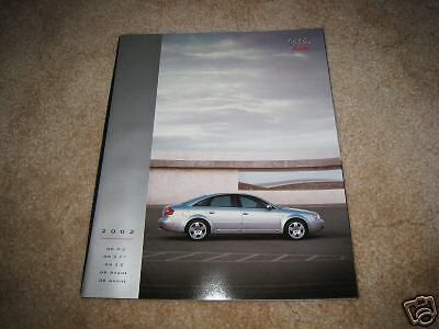 2002 audi a6 s6 avant sales brochure dealer catalog literature