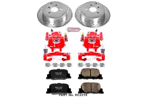 Power stop evolution sport brake kit with calipers kc2319  05 -10 scion tc