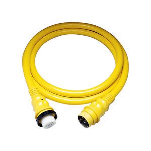 Marinco 50a 125v shore power cable - 50&#039; - yellow model# 6153spp