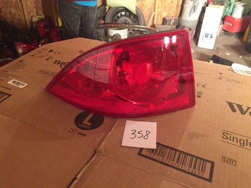 06 07 08 09 10 11 lucerne left tail light quarter panel mounted