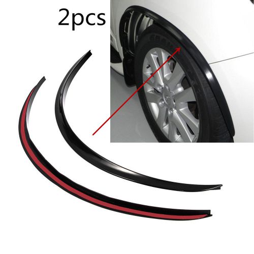 2×strip fender flares arch-wheel eyebrows protect anti-scratch for honda toyota