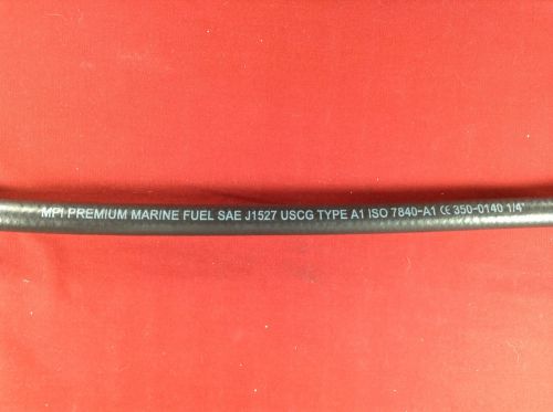 Fuel hose 1/4&#034; a1 mpi marine products gas diesel inboard j1527 uscg  350-0140