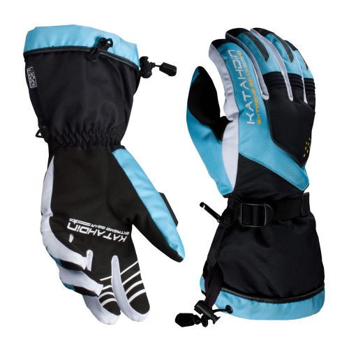 Katahdin holeshot winter gloves light blue