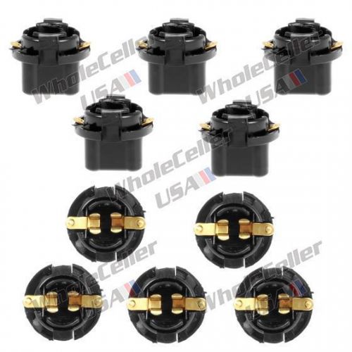 10pcs t10 297393 5/8&#039;&#039; twist lock sockets for speedometer panel indicator lights