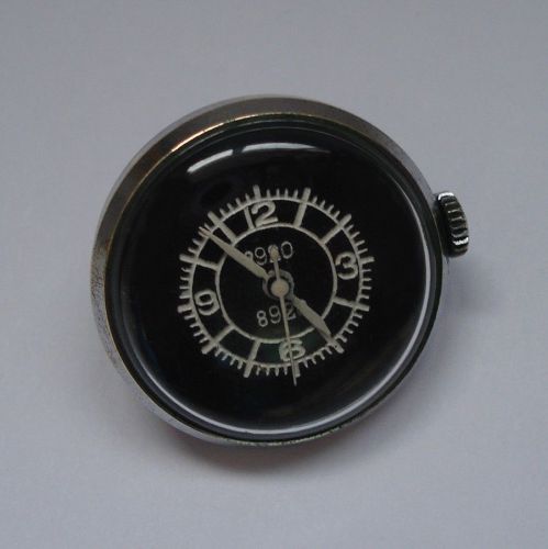 Very rare ussr soviet air force aircraft gun camera clock zim «button»