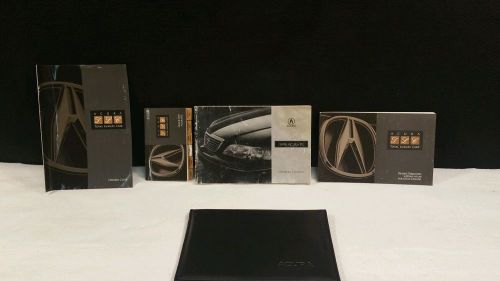 1996 acura rl oem owner&#039;s manual +guides + case.