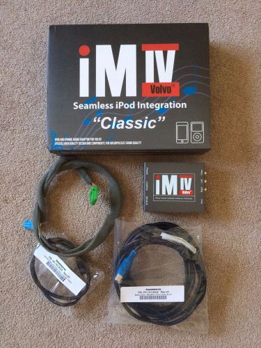 Imiv classic ipod and iphone audio adapter for volvo dvd/rti package