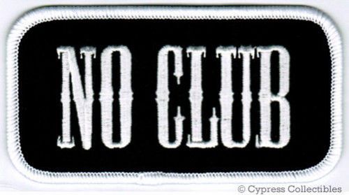 No club iron-on motorcycle independent mc biker patch lone wolf embroidered