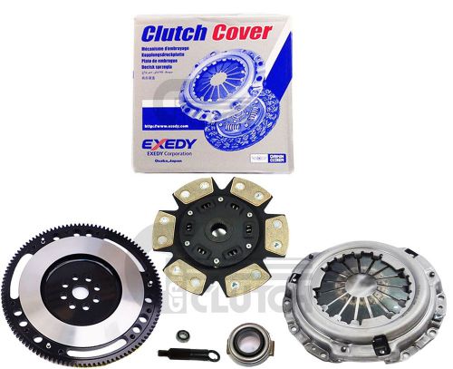 Exedy-grip stage 2+chromoly race flywheel integra b18 civic si del sol vtec b16