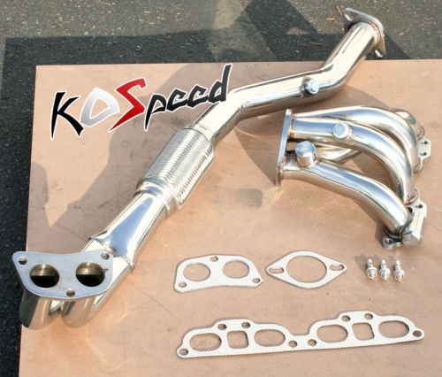 Sr20 stainless steel racing header exhaust for nissan sentra/200sx/g20 2.0 4cyl