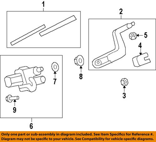 Gm oem 15276259 wiper blade/windshield wiper blade