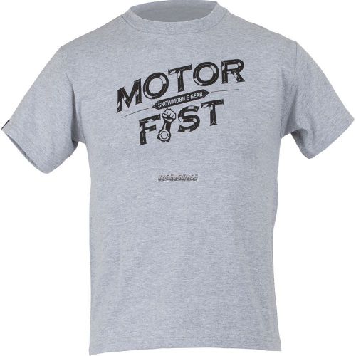 Motorfist youth iron tee-gray