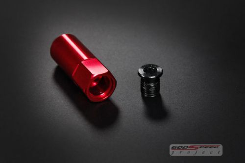 Godspeed t-5 wheel lug nuts 55mm 20 piece m12 x 1.25 open/close end red