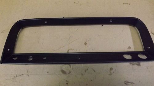 1964-66 chevy i/p cluster trim plate - black