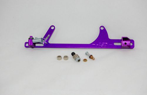 Carburetor throttle linkage bracket chevrolet dominator aed 6605p purple