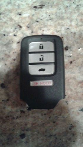 Honda oem remote keyless smartkey  clicker acj932hk1210a accord, civic  2014 -16