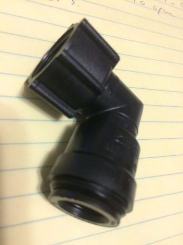 Seatech 1885746 black 15 mm 90 degree female swivel elbow boat fitting