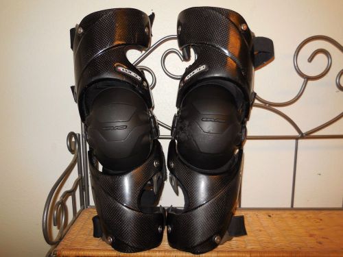 Evs web carbon fiber adult size large r and l leg knee braces