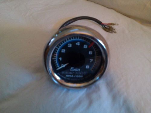 Vintage blue line, 8k rpm sun super tach ii