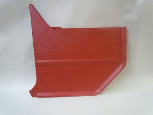 1965 mustang convertible kick panel pair, 65 bright red,  made in usa