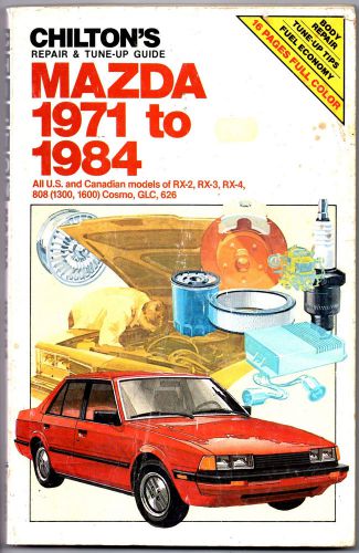 Mazda 1971-84 chilton repair &amp; tune-up guide us &amp;canada