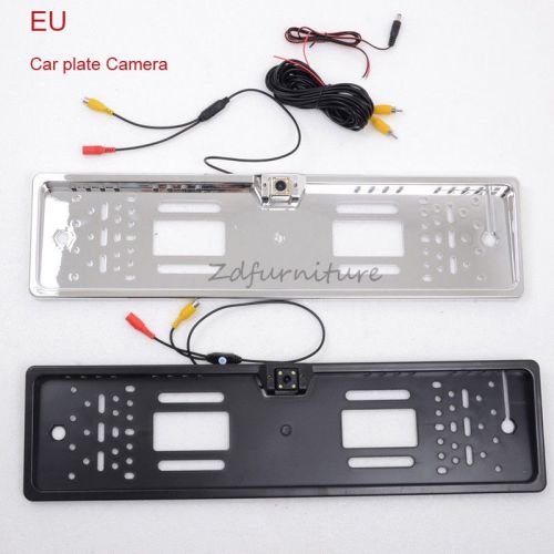 Night vision eu car license plate camera reverse back camera parking assistance