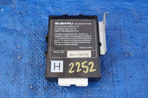 2004 04 subaru impreza wrx sti oem keyless entry unit module assy gd7 2.5l #2252