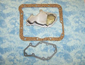 Ford c-4 transmission filter kit - shallow, flat filter w/ cork gasket 1970-83