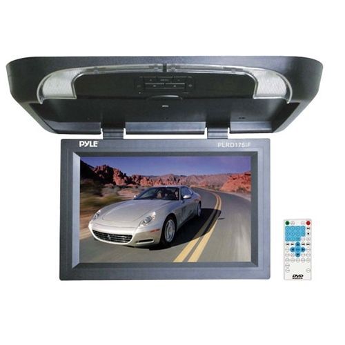 Pyle-car audio/video plrd175if 17in flip down monitor w/ built