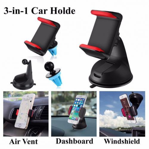 360° car windshield dashboard air vent mount holder bracket for phonea universal
