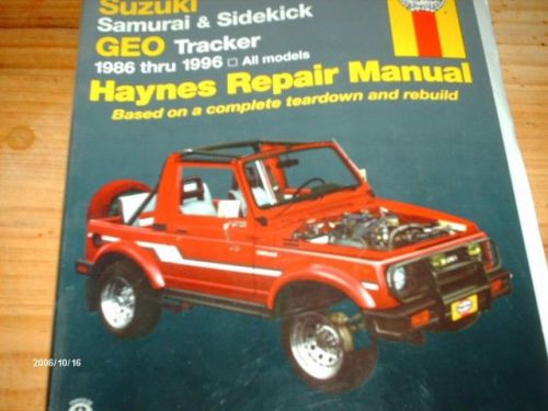 Suzuki and geo repair manual