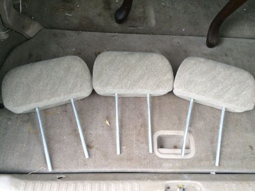 2001 honda odyssey beige cloth headrest set oem