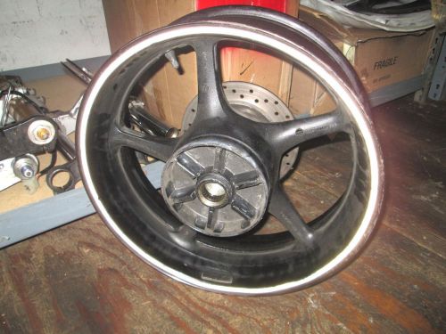 Yamaha r6 2007 rear wheel rear rim with rear rotor