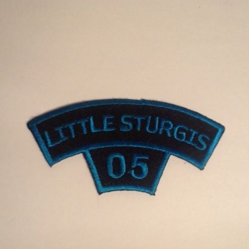 Little sturgis 2005 motorcycle biker patch black/blue harley davidson indian etc