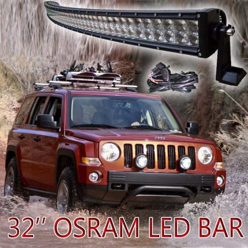 32inch curved osram led light bar offroad jeep suv atv 34&#039;&#039;~us seller