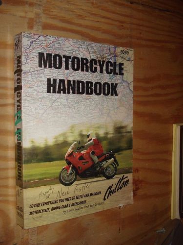 Chiltons motorcycle handbook shop manual service book repair guide