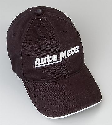 Hot rod auto meter 0440-am black low profile hat w/ logo