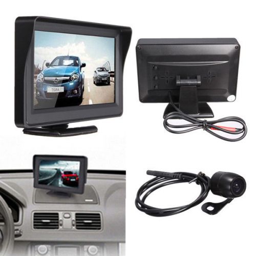 4.3inch tft lcd car rear view monitor+night vision reverse camera