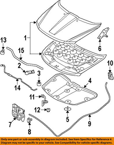 Dodge oem 5178240ab hood-hinge