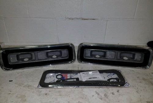 1967 camaro tail light bezels and housings, with gasket kit